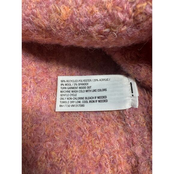 Wild Fable Pink Fuzzy Knit Open Front Cardigan Sweater Womens Size XXL Cozy Soft - Picture 3 of 5